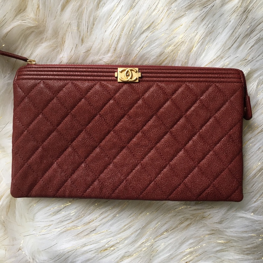 ❌SOLD❌ BNIB CHANEL double zipper large wallet.